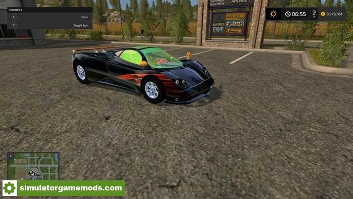 FS17 – Pagani Zonda Fire Skin V2.0