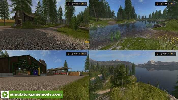 FS17 – Pine Cove Farm Seasons Map V7.0