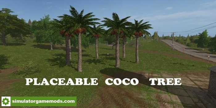 FS17 – Placeable Coco Tree V1.0