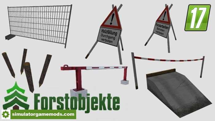 FS17 – Placeable Forestry Objects 3.17A