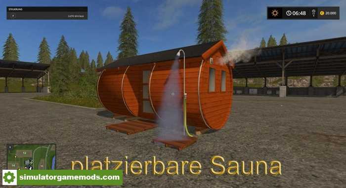 FS17 – Placeable Sauna