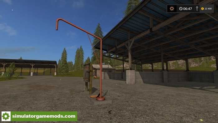 FS17 – Placeable Waterpumpstation Free Water V1.2