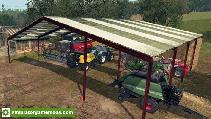 FS17 – Placeable Beiser Vehicle Shelter Metal