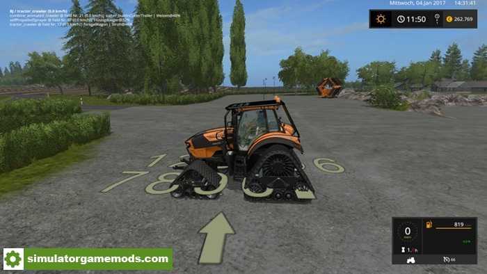 FS17 – Placeable Scandal Numbers V 1.1