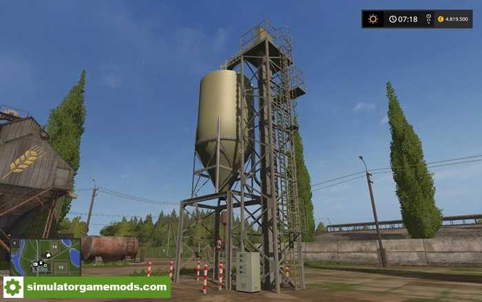 FS17 – Placeable Materials Silo V0.9 Beta