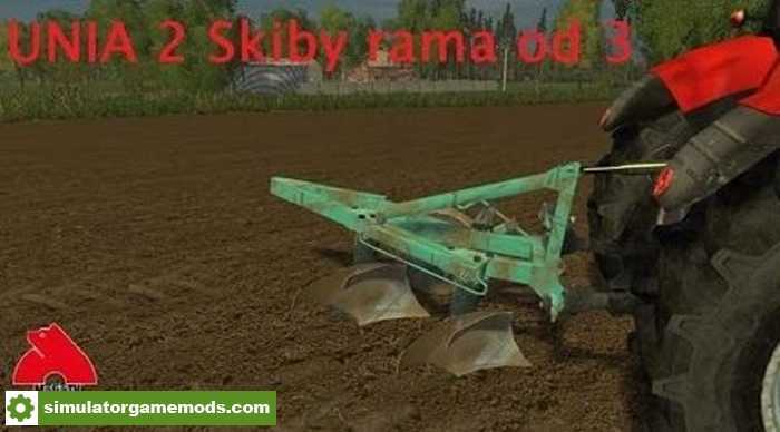 FS15 – Plug Unia 2 Skibowy Ramo OD 3 Plough V1