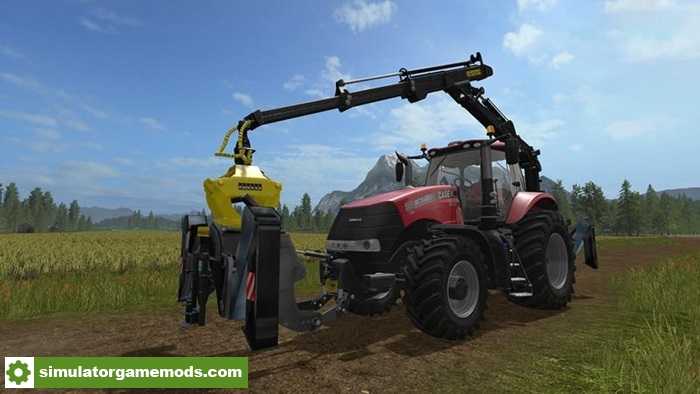 FS17 – Ponsse Mounted Crane For Tractors V1.3