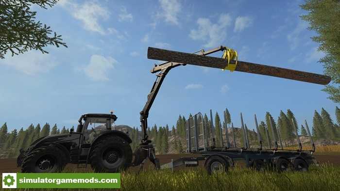 FS17 Ponsse Mounted Crane for Tractors V 1.0