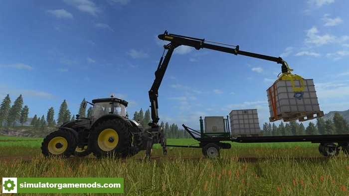 FS17 – Ponsse Rear Crane for Tractors V1.2