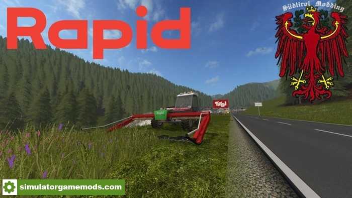 FS17 – Rapid Portal Mower (Cutterbar for Metrac / Terratrac) V1.0