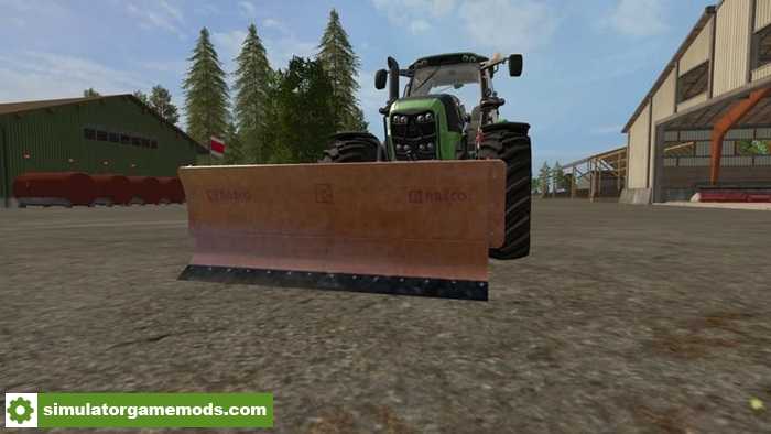 FS17 – Rasco Schneeschild For Seasonsmod V1.0