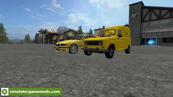 FS17 – Renault 4L DE LA Poste Car Mod