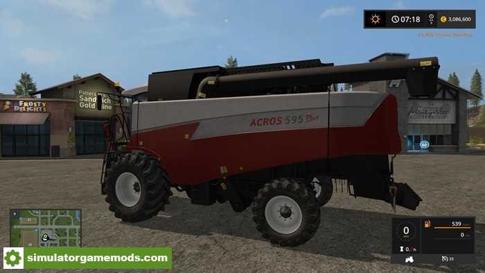 FS17 – Rostselmash Acros 595 Plus Harvester Mod