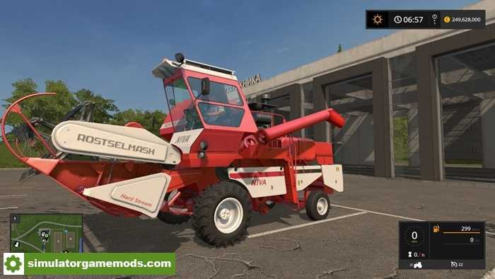 FS17- Rostselmash Niva SK-5ME Red V1