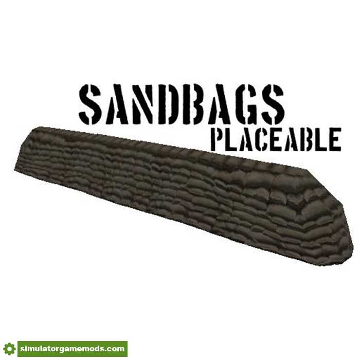 FS17 – Sandbags Placeable V1