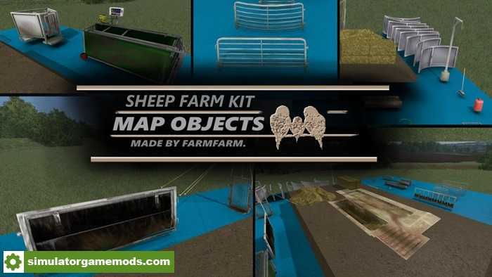 FS17 – Sheep Race Kit Map Objects V1