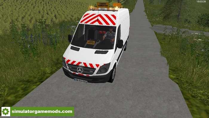 FS17 – Mercedes-Benz Sprinter Convoi Forestier V1.0