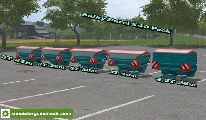 FS17 – Sulky Burel X40 Pack