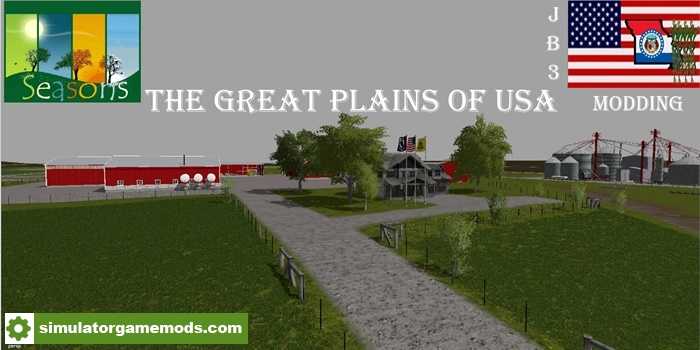 FS17 – The Great Plains of Usa Map V3.0