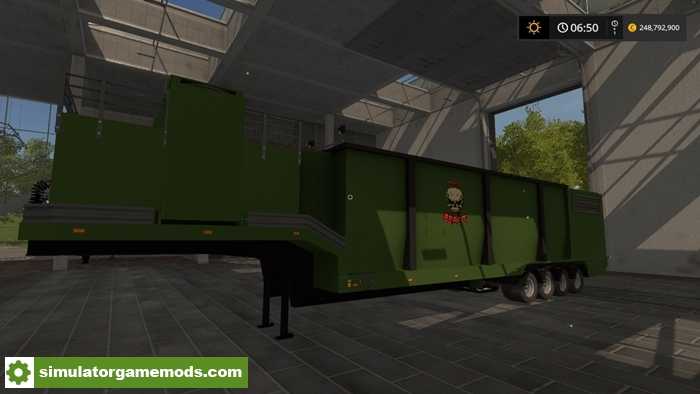 FS17 – The Beast WoodCrusher Trailer