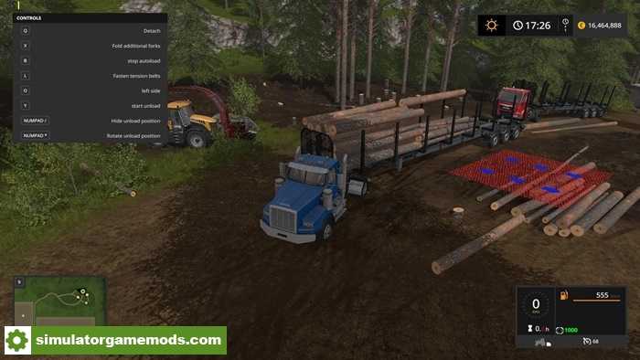 FS17 – Timber Runner Wide With Autoload V1.0