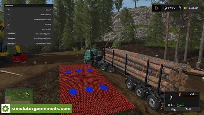 FS17 – Timber Runner Wide With Autoload V1.0