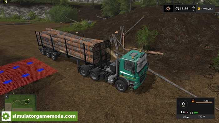 FS17 – Timber Runner Wide With Autoload V1.0