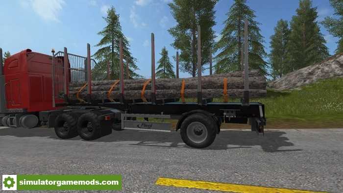 FS17 – Timber Runner Short Trailer V1.0