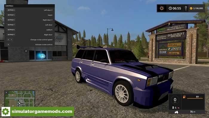 FS17 – VAZ 2104 Tuning Car Mod V1.0