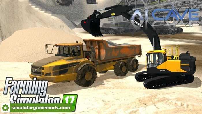 FS17 – Volvo EC300E Excavator & A40 Truck Mod