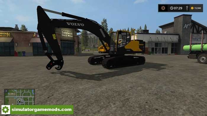 FS17 – Volvo EC300E with A Quick Coupler V1.0