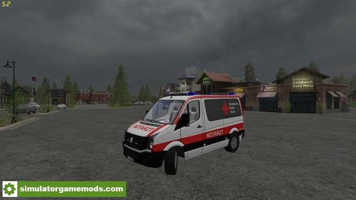 FS17 – Volkswagen Crafter Emergency Doctor Skin V3.0