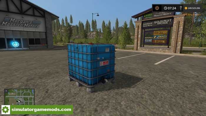 FS17 – Watertank pallet 4000 liters V1