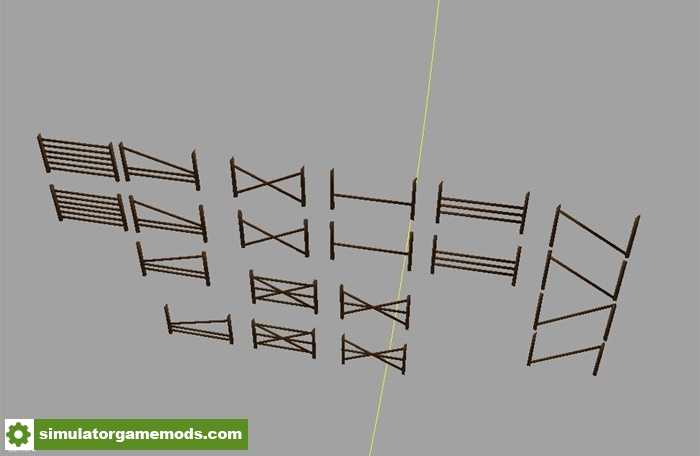 FS17 – Wooden Fences (GE) V1.0