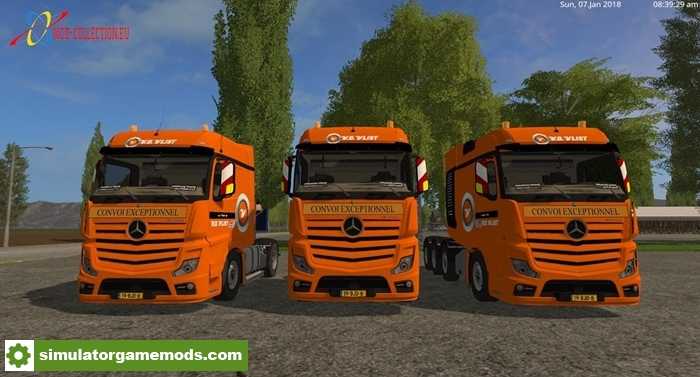 FS17 – Actros Pack (Van Der Vlist Collection) V3.1