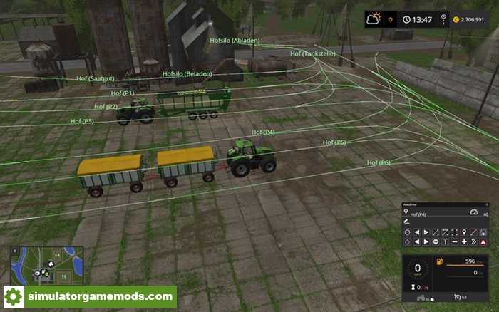 FS17 – AutoDrive Route Network Sosnovka V1.0