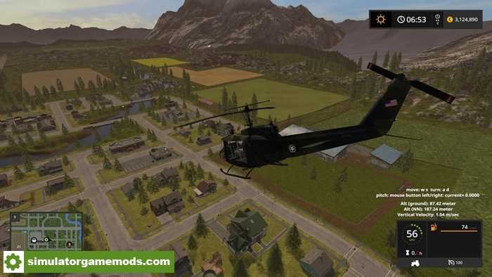 FS17 – Bell UH1D US Army V1.0