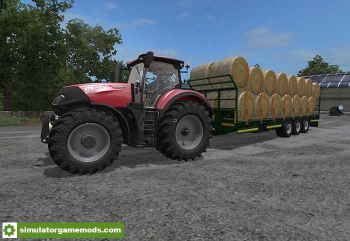 FS17 – Broughan 36 Foot Auto Loading Bale Trailer Mod