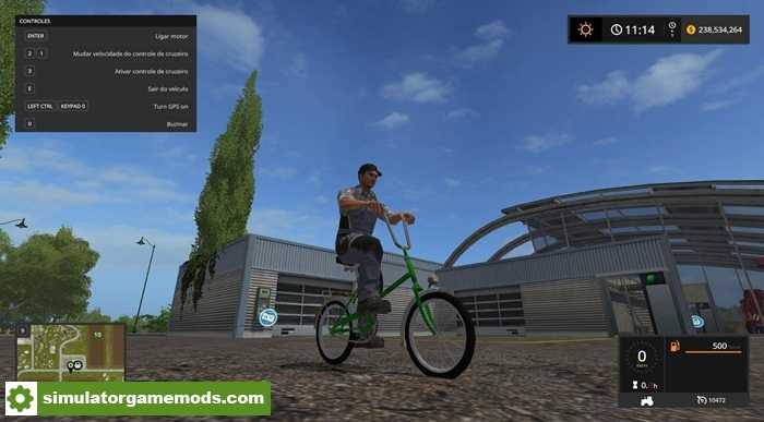 FS17 – Bycicle Green Infinite Speed V1.0