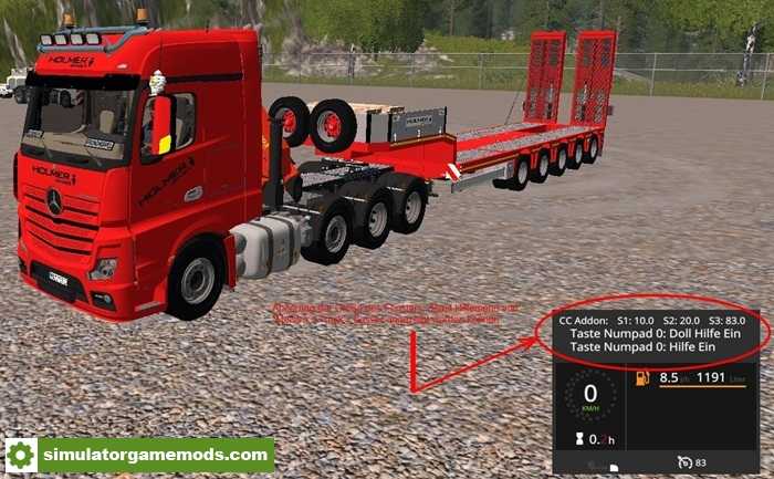 FS17 – CC Addon Beta (Tempomat) V1.0.0.0