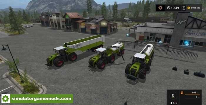 FS17 – Claas Xerion Edition Gold Tractor V1.1