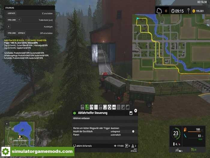 FS17 – Courseplay Courses Retracted On Norgecrestvalley