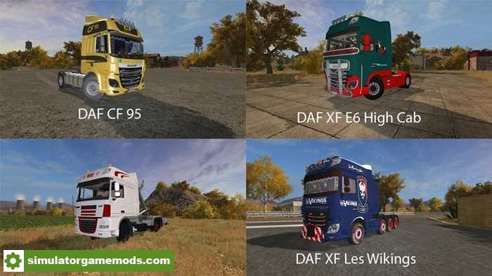 FS17 – Daf Trucks Pack V1.0