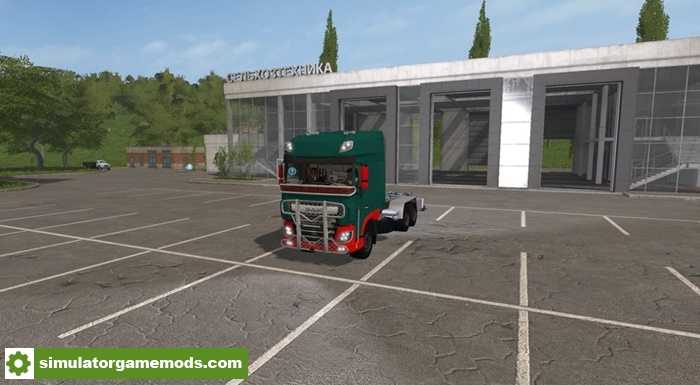 FS17 – Daf xf It Runner 3 axle chassis V1