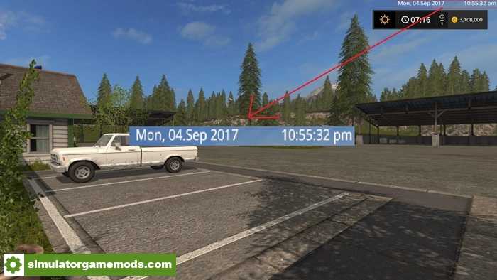 FS17 – Date And Time V2.0