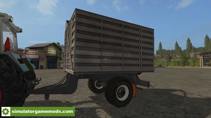 FS17 – DDR Single Axle Sha Own Construction Trailer V1