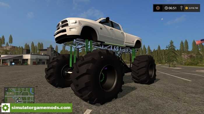 FS17 – Dodge Mud Lifted Truck V1.0