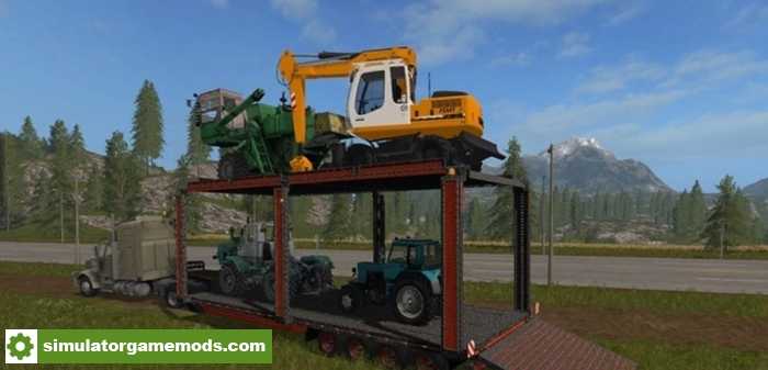FS17 – The Two-Storey Low-Bed Trawl Trailer V1.2
