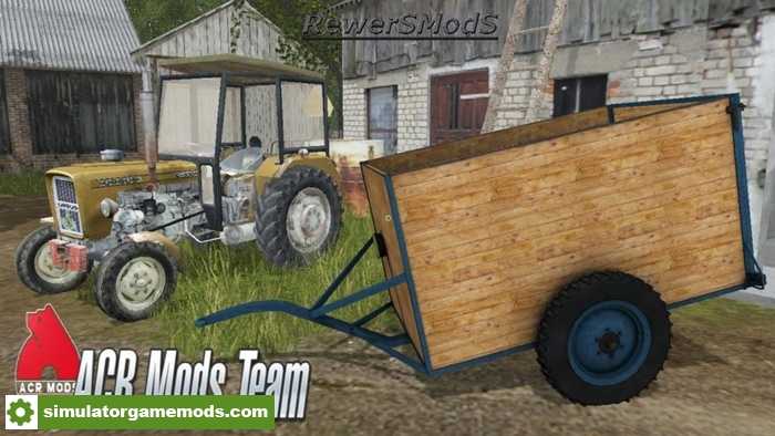 FS17 Dwukolka Trailer V1.0