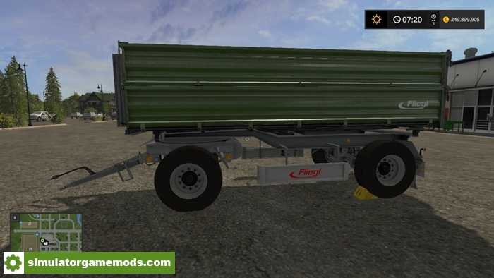 FS17 – Fliegl Dk 140-88 Dark Edition